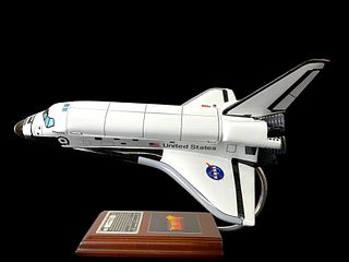 Limited Edition Signed Space Shuttle Atlantis Scale Model 84 of 135