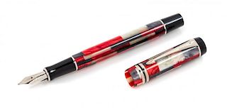 A Parker Duofold Mosaic Special Edition Fountain Pen