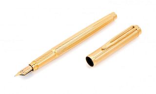 A Waterman Gold-Plated Fountain Pen