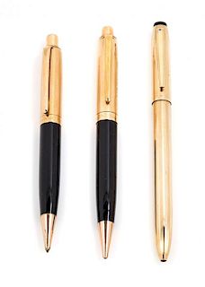 A Pair of Montblanc Pix '672' Mechanical Pencils Length of longest 5 1/2 inches.