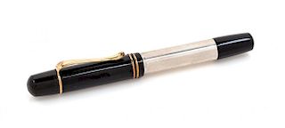 A Vintage Pelikan 100N Fountain Pen Length 4 3/4 inches.