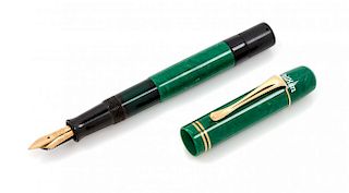 A Pelikan Prototype 1935: Originals of their Time Limited Edition Fountain Pen Length 4 5/8 inches.