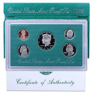 1995 United States Mint Proof Set 5 coins