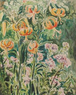 Elisabeth Spaulding, (American, 1868-1954), Flowers, 1940