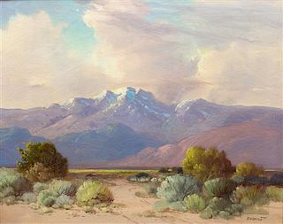 George Sanders Bickerstaff, (American, 1893-1954), Mountain Landscape