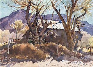 George Gibson, (American, 1904-2001), Old Soledad Rancho
