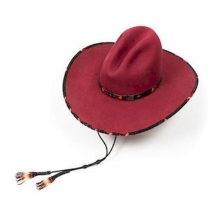 A Custom Made Cowboy Hat, Rand's Billings, Montana Size 7