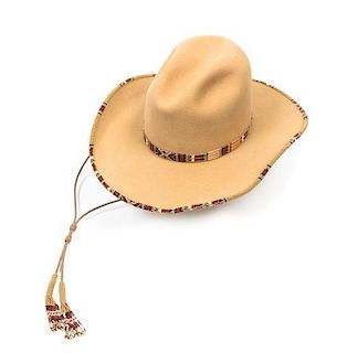 A Custom Made Cowboy Hat, Rand's Billings, Montana Size 7 1/8