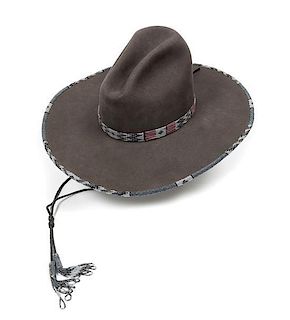 A Custom Made Cowboy Hat, Rand's Billings, Montana Size 6 7/8