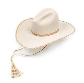 A Custom Made Cowboy Hat, Rand's Billings, Montana Size 7
