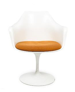Eero Saarinen, Tulip Arm Chair, Knoll International, Inc., Height 31 1/2 x width 25 3/4 x depth 22 inches.