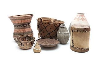 A Group of Eight Tribal Items
