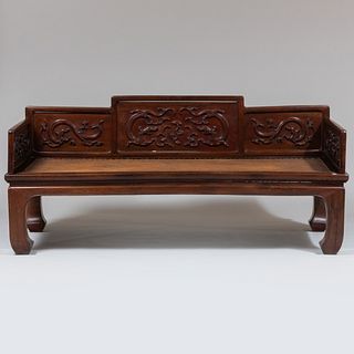 Chinese Carved Daybed