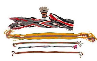 Eleven Southwest Loomed Sashes and Belts