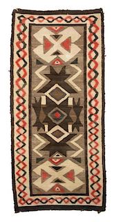 A Navajo Rug 30 x 60 inches.