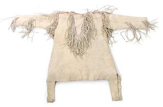 A Southern Cheyenne Boy's Outfit Length of shirt 20 inches.