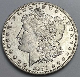 1889-O Morgan Silver Dollar AU58