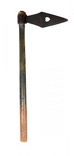A Trade Tomahawk Length 19 1/4 x width 7 inches.