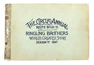 (CIRCUS) RINGLING BROTHERS 6 3/4 x 10 inches.