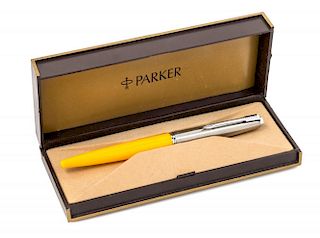 A Parker Duofold '51' Fountain Pen Length 5 3/8 inches.