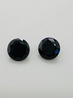 2 DIAMONDS 1.56 CTS FANCY BLACK*- NA - C31005-28