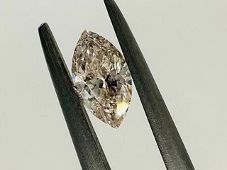 DIAMOND 0.5 COACH LIGHT BROWN ORANGE - MARQUIS CUT - C30901-18