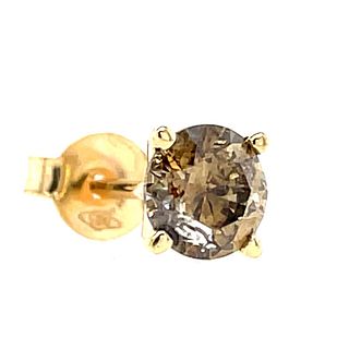 YELLOW GOLD EARRING 0.50 GR WITH DIAMONDS - ER20303