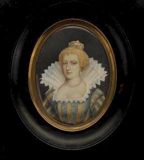 Exceptional Antique Portrait of Marie De Medici