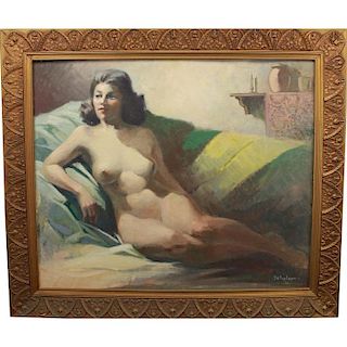 Howard Schuler (1909- 1982) Reclining Nude