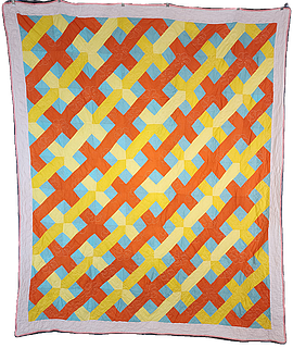 Tessellation Pattern Machine Quilted Sample