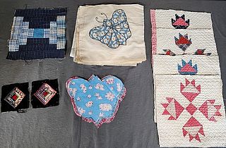 Group of Misc Antique and Vintage Quilt Blocks