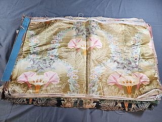 Antique 1899 French Fabric Sample Book A