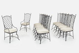 Jean Royere Style, Oversized Dining Chairs (14)