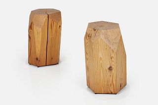 Studio Craft, Pine Side Tables (2)