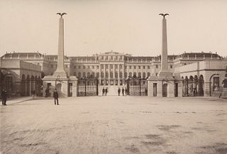 AUSTRIA.  Schonbrunn Summer Palace of the Emperor, Vienna. c1880