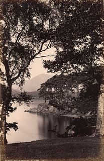 ENGLAND. Friars Crag, Derwent Water, Lake District. c1880