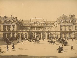 FRANCE. La Place du Palais Royal. Paris. c1880