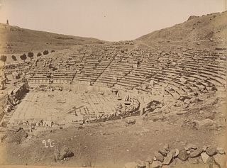 GREECE. Theatre of Dionysos, Acropolis, Athens, Greece. C1880.