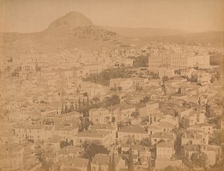 GREECE. Athens from the Acropolis, Greece. C1880.