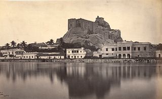 INDIA. Trichinopoly, the Rock Temple, India. C1875
