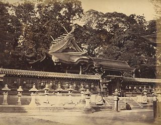 JAPAN. Eeouta Temple, Kobe, Japan. c1870