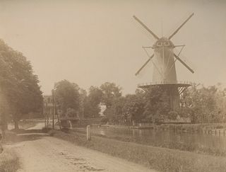 NETHERLANDS. Old Windmill, the Hague. c1875