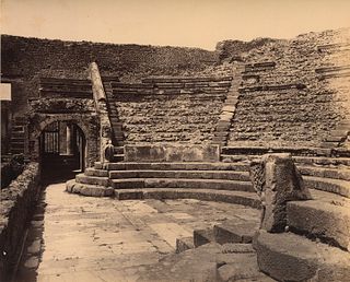 POMPEII. 3 photographs of the Ruins of Pompeii. c1880