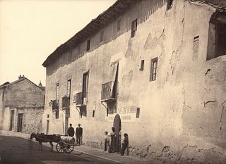 SPAIN. Valladolid, The House where Christopher Columbus died. C1880