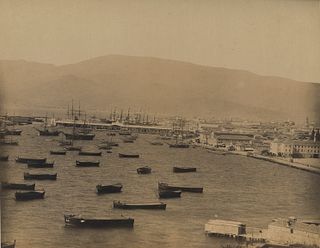 TURKEY. General View of the Port, Smyrna, Turkey. (Izmir)