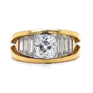 18K Yellow Gold 1.70 Ct. Diamond Ring