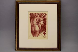 Aristide Maillol (French, 1861-1944) Lithograph