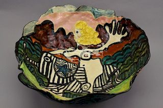 Laney Oxman Abstract Pottery Bowl