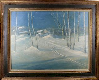 Svend Svendsen (1864-1945) Winter Landscape