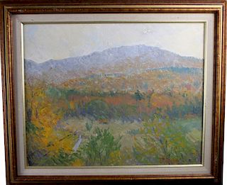 Signed 20th C. Impressionist Landscape